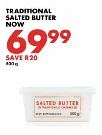 Woolworths Traditional Salted Butter 500g offer
