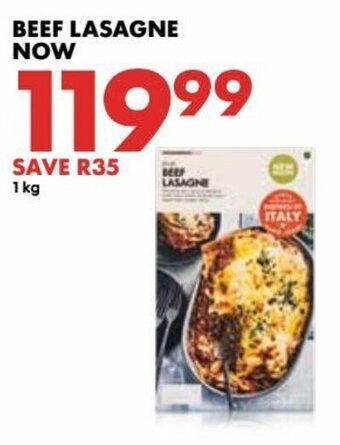 Woolworths Beef Lasagne 1kg offer
