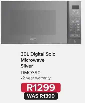 30L Digital Solo Microwave Silver