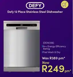 Teljoy Defy 12 Place Stainless Steel Dishwasher offer