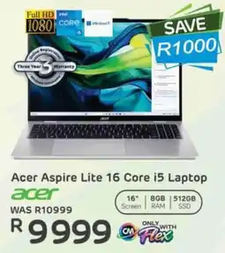 Computer Mania Acer Aspire Lite 16 Core i5 Laptop offer