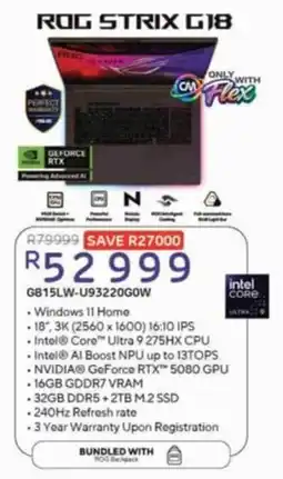 Computer Mania ROG STRIX G18 offer