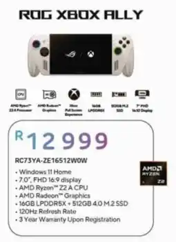 Computer Mania ROG XBOX ALLY offer