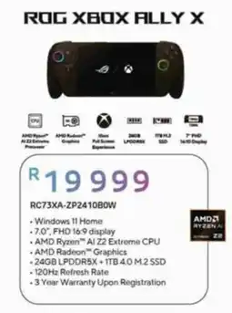 Computer Mania ROG XBOX ALLY X offer