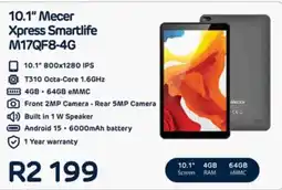 Computer Mania 10.1" Mecer Xpress Smartlife M17QF8-4G offer