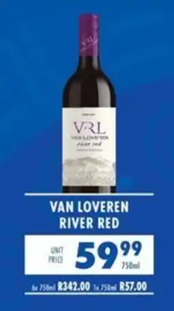 Ultra Liquors Van Loveren River Red offer