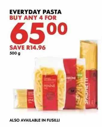 Woolworths Everyday Pasta 4x500g offer