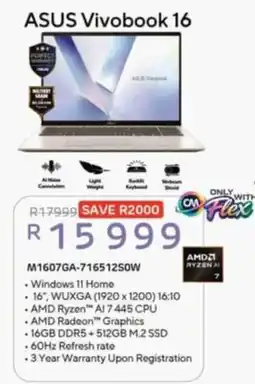 Computer Mania ASUS Vivobook 16 offer