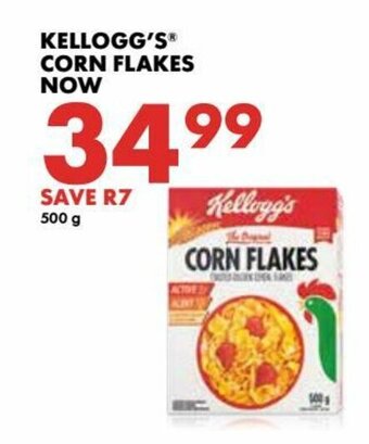 Woolworths Kellogg's Corn Flakes 500g offer
