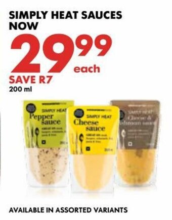 Woolworths Simply Heat Sauces 200ml offer