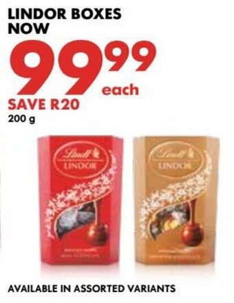 Lindor Boxes 200g