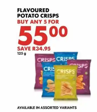 Woolworths Flavoured Potato Crisps 5x125g offer