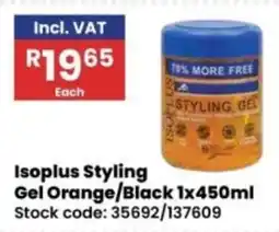Africa Cash and Carry Isoplus Styling Gel Orange/Black offer