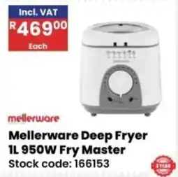 Africa Cash and Carry Mellerware Deep Fryer offer