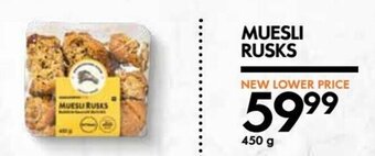 Woolworths Muesli Rusks 450g offer