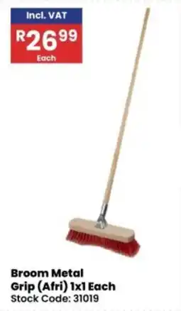 Africa Cash and Carry Broom Metal Grip (Afri) offer