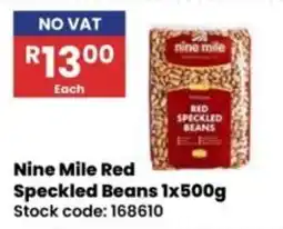 Africa Cash and Carry Nine Mile Red Speckled Beans offer