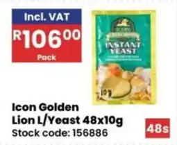Africa Cash and Carry Icon Golden Lion L/Yeast offer