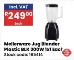 Africa Cash and Carry Mellerware Jug Blender Plastic BLK offer