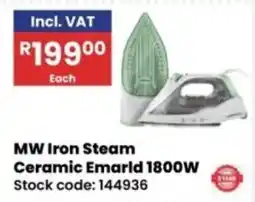 Africa Cash and Carry MW Iron Steam Ceramic Emarld offer