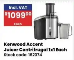 Africa Cash and Carry Kenwood Accent Juicer Centrifugal offer