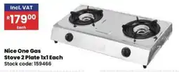 Africa Cash and Carry Nice One Gas Stove 2 Plate offer