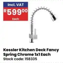 Africa Cash and Carry Kessler Kitchen Deck Fancy Spring Chrome offer