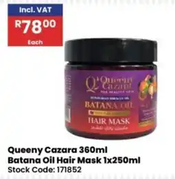 Africa Cash and Carry QueenY Cazara Batana Oil Hair Mask offer