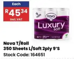 Africa Cash and Carry Nova T/Roll Luxury soft offer