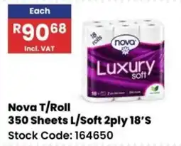 Africa Cash and Carry Nova T/Roll Luxury soft offer