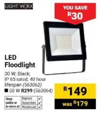 LIGHT WORX LED Floodlight