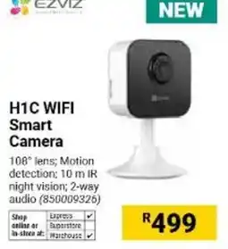Builders Warehouse EZVIZ H1C WIFI Smart Camera offer
