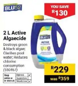 Builders Warehouse BLU52 Active Algaecide offer