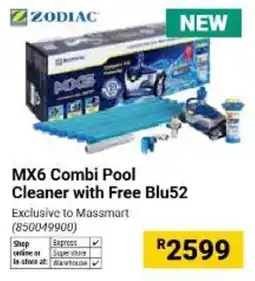 Builders Warehouse ZODIAC MX6 Combi Pool Cleaner offer