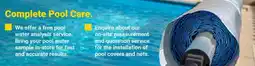 Builders Warehouse free pool water analysis service offer