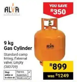 Builders Warehouse ALVA 9 kg Gas Cylinder offer