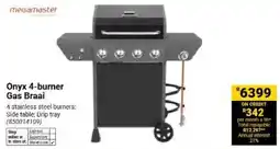 Builders Warehouse Onyx 4-burner Gas Braai offer