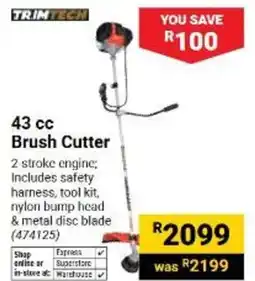 Builders Warehouse TRIMTECH Brush Cutter offer