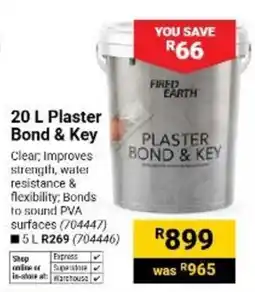 Builders Warehouse Plaster Bond & Key offer