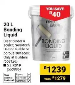 Builders Warehouse Fired Earth Bonding Liquid offer