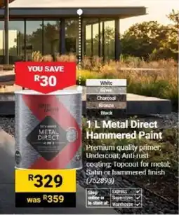 Builders Warehouse Metal Direct Hammered Paint offer