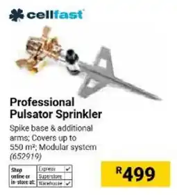 Builders Warehouse cellfast Professional Pulsator Sprinkler offer