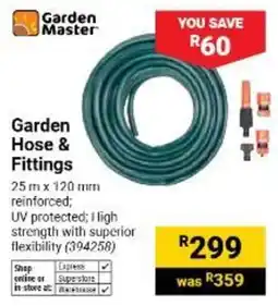 Builders Warehouse Garden Master Garden Hose & Fittings offer