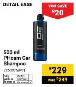 Builders Warehouse PHoam Car Shampoo offer