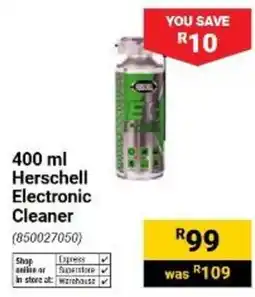 Builders Warehouse Herschell Electronic Cleaner offer