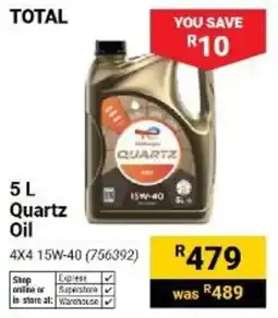 Builders Warehouse Quartz Oil offer