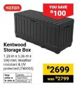 Builders Warehouse Kentwood Storage Box offer