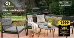 Builders Warehouse Daber Steel Patio Set offer