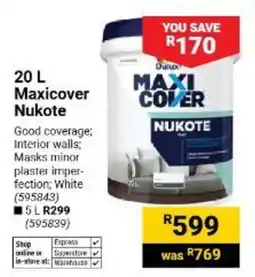 Builders Warehouse Maxicover Nukote offer
