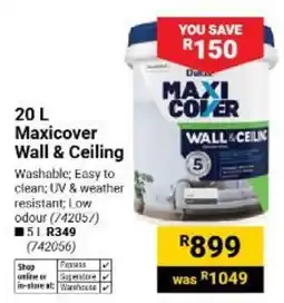 Builders Warehouse Maxicover Wall & Ceiling offer